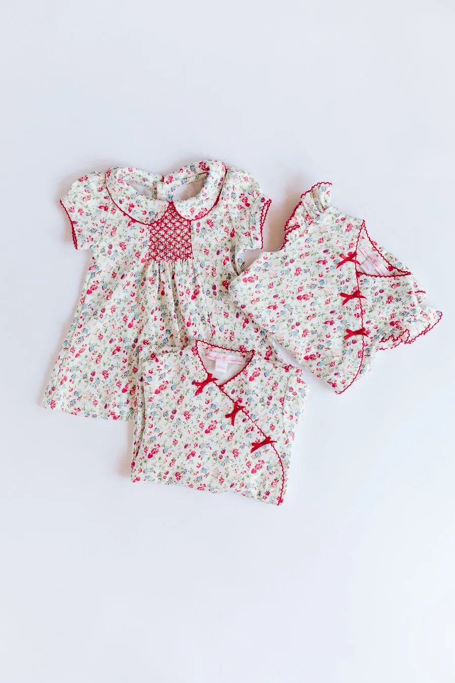 Madison Poppy Floral Footie