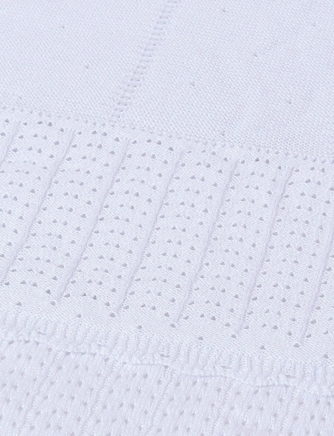 Mayoral Baby White Blanket