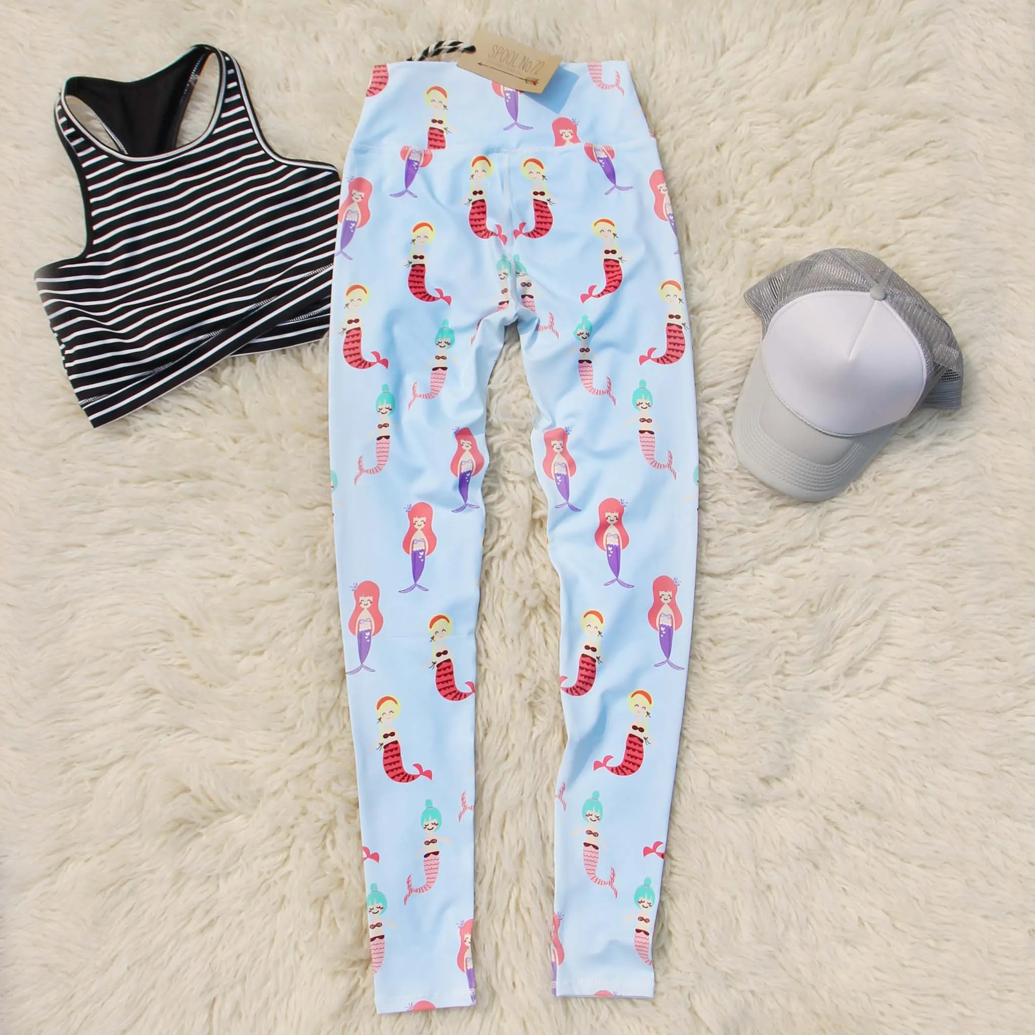 Mermaid Stretch Yoga Pants