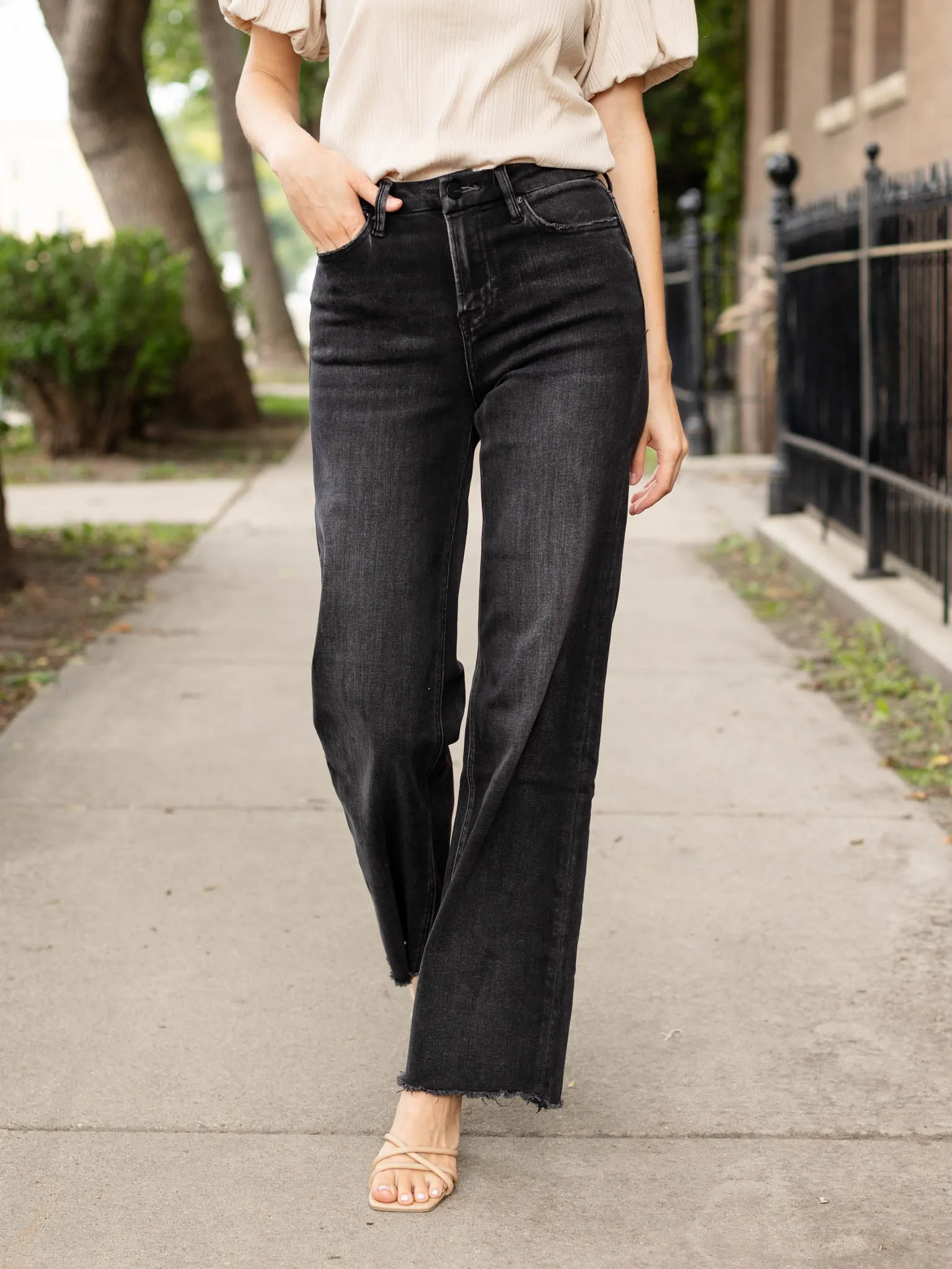 MICA Hunter Stretchy Super High Rise Wide Leg