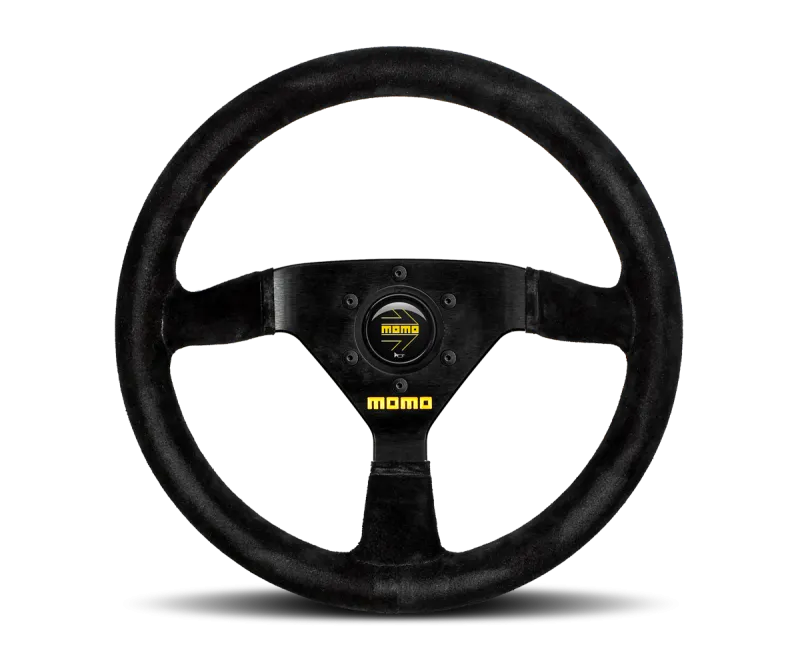 Momo MOD69 Steering Wheel 350 mm -  Black Suede/Black Spokes