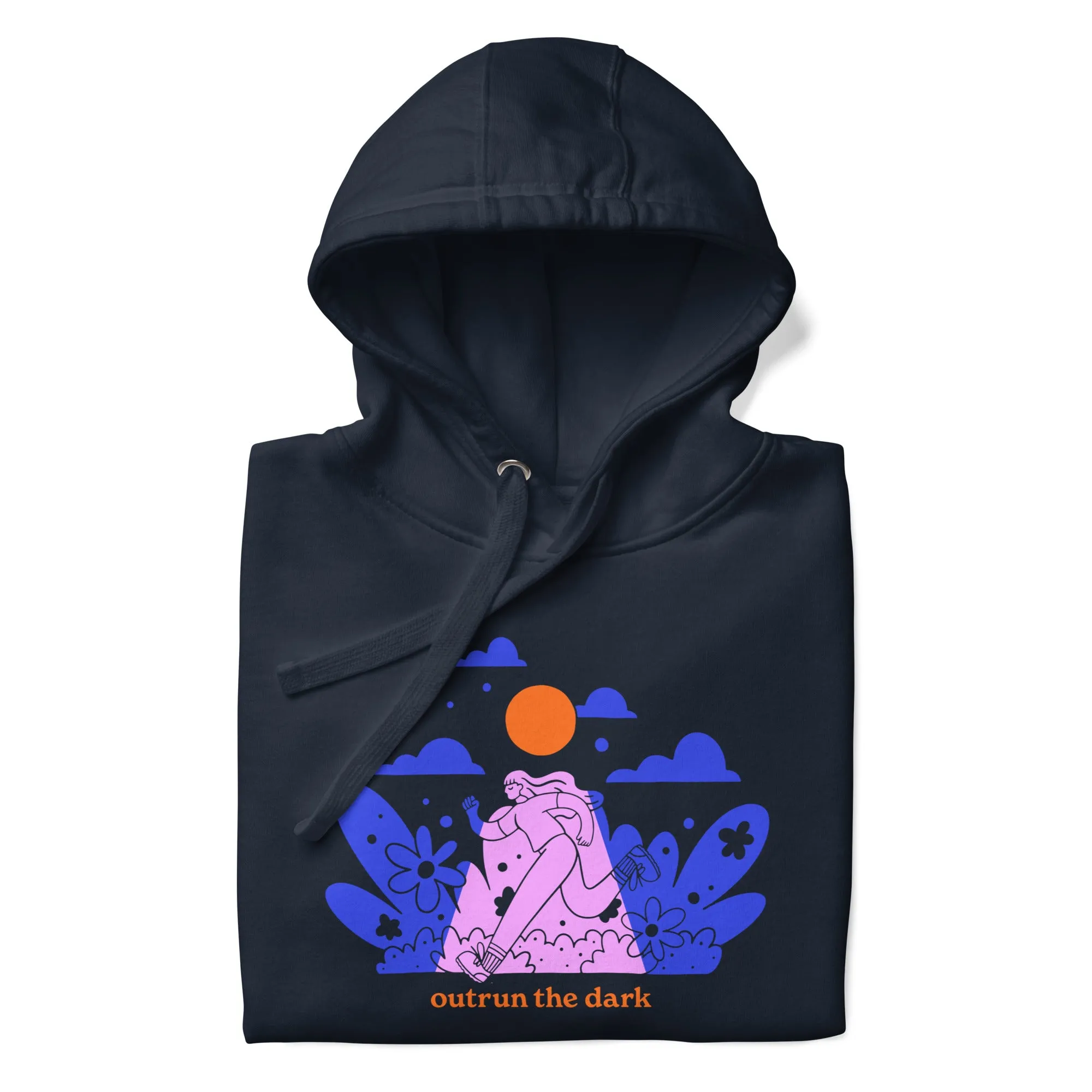 Moon Running Fitted Hoodie