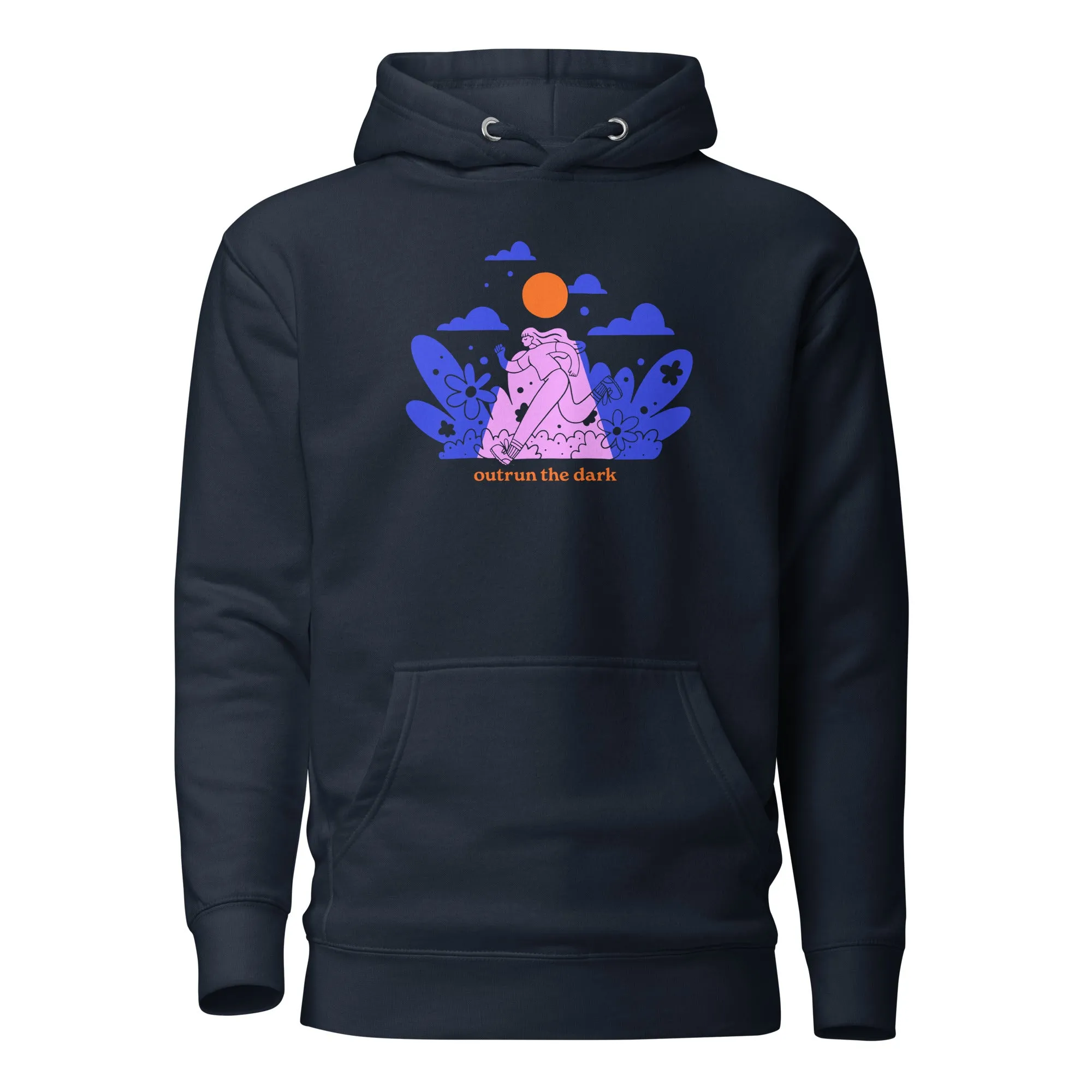 Moon Running Fitted Hoodie