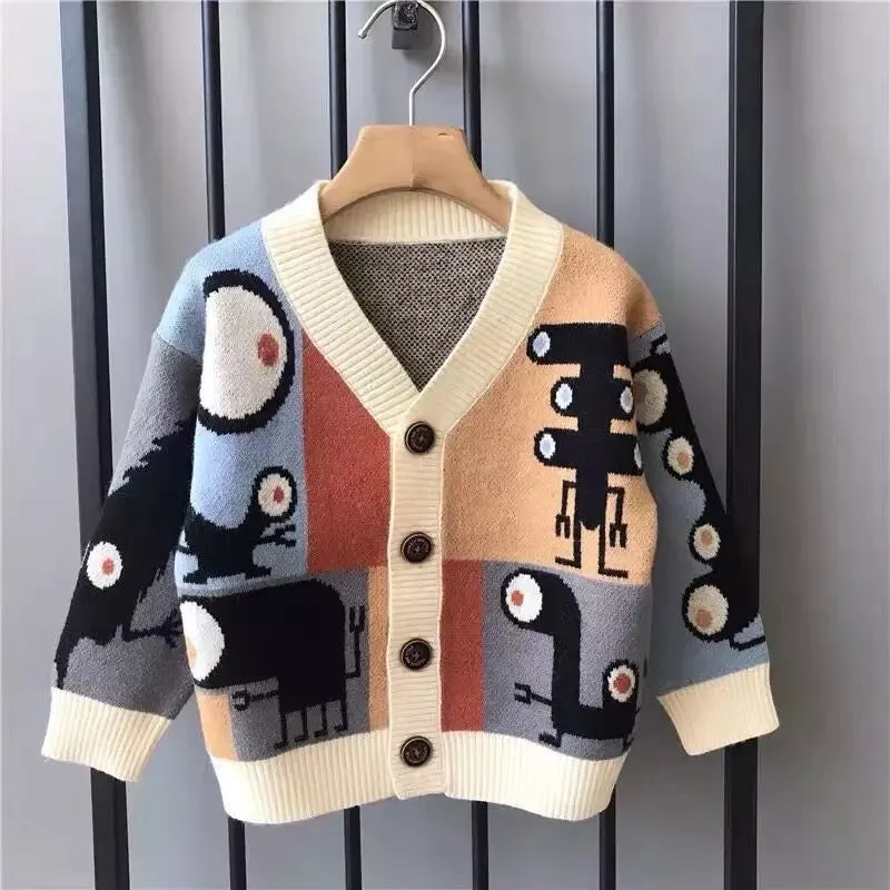 Multi Print Cardi