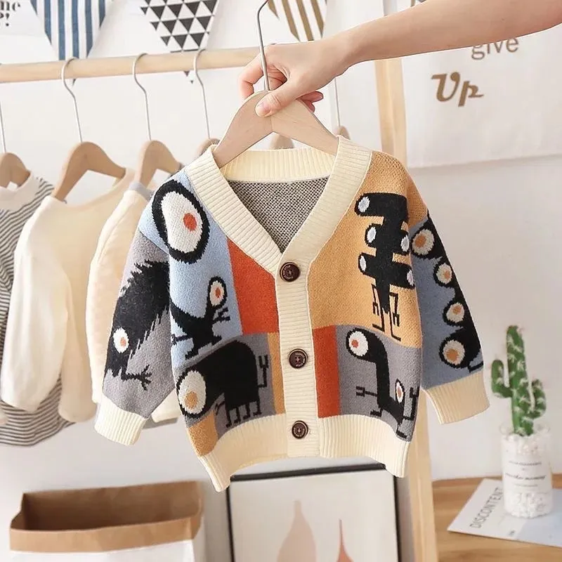 Multi Print Cardi