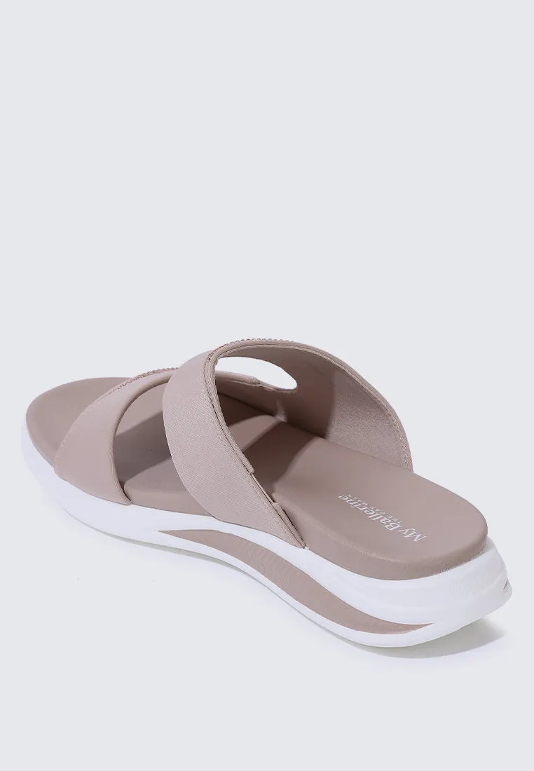My Soft Steps Comfy Sandals In Nude