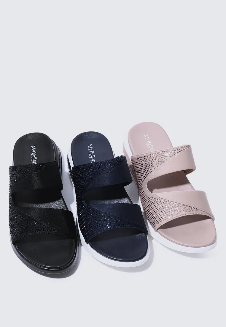 My Soft Steps Comfy Sandals In Nude