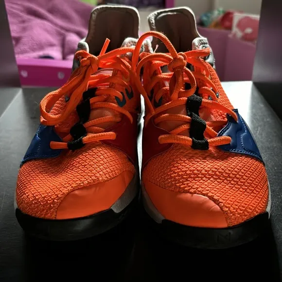 NASA themes Nike shoes. Size 5.5Y with very light wear-n-tear as seen in photos.
