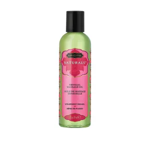 Naturals Massage Oil - Strawberry Dreams - 2 Fl Oz (59 ml)