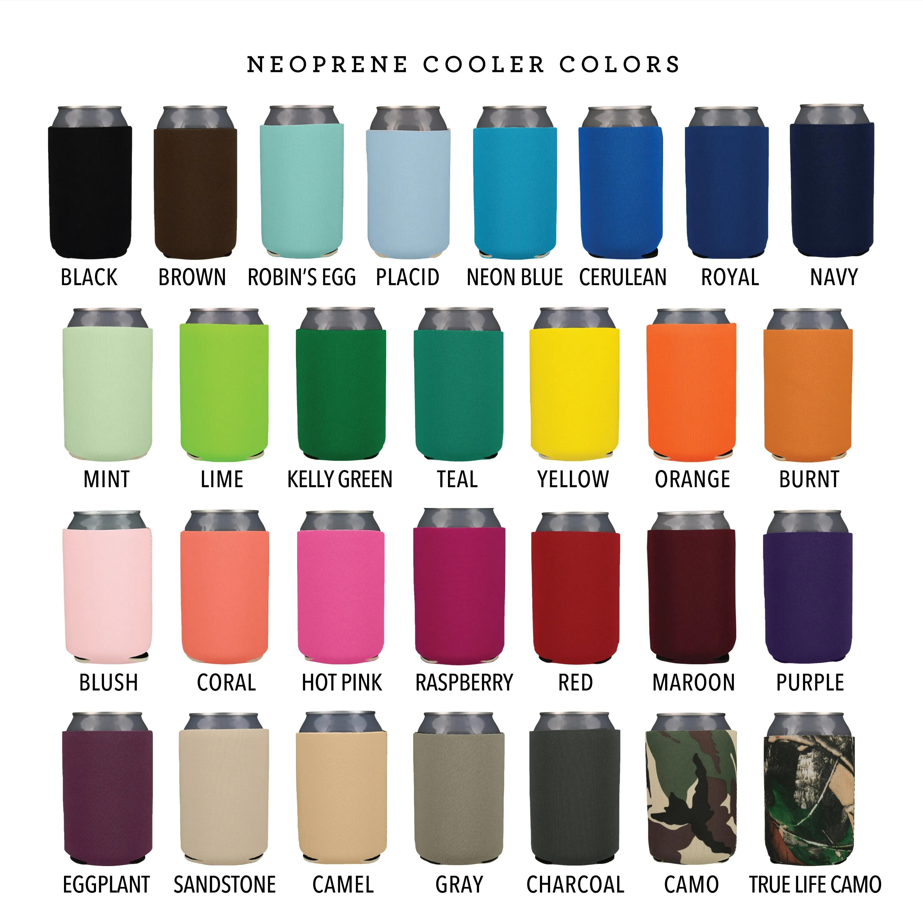 Neoprene Wedding Can Cooler #180N - We Interrupt Farming Season