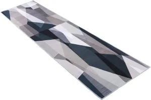 NEW Runner Rug for Hallway Area Rug Home Decor Carpet 2'7" x 10' Digital Printing with Non-Skid PVC Bottom for Kitchen Hallway Living Room, Retails $65  Purples/Greys