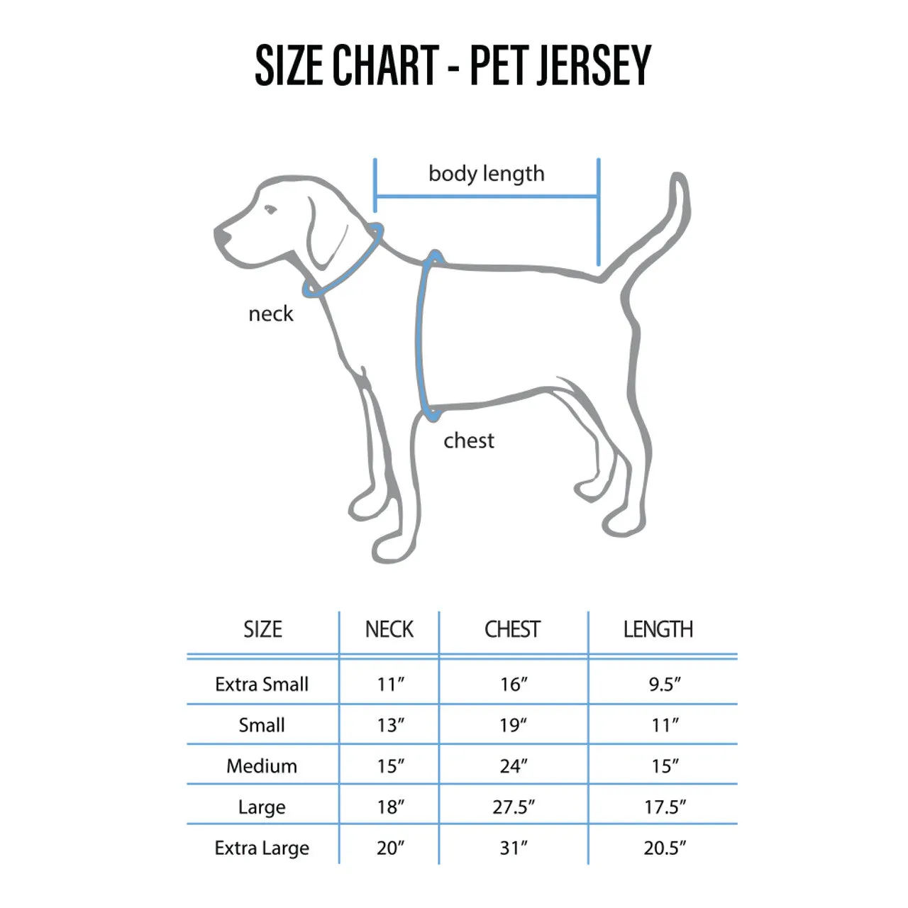 New York Rangers Pet Jersey Size XS