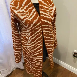 Nine West Zebra Print Knit Cardigan