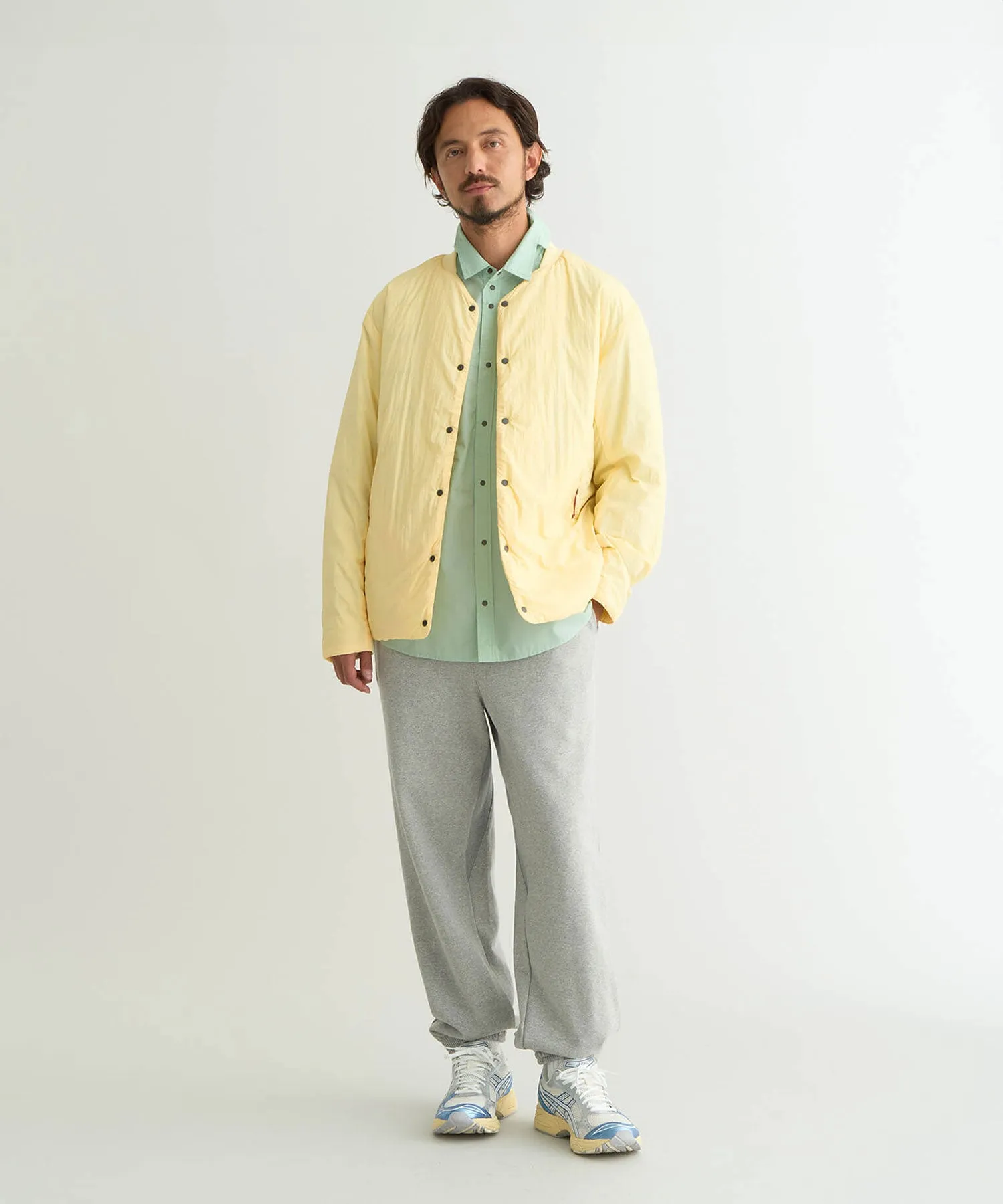 NO COLLAR SOFT DOWN CARDIGAN(UNISEX)
