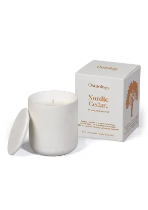 Nordic Cedar Ceramic Candle
