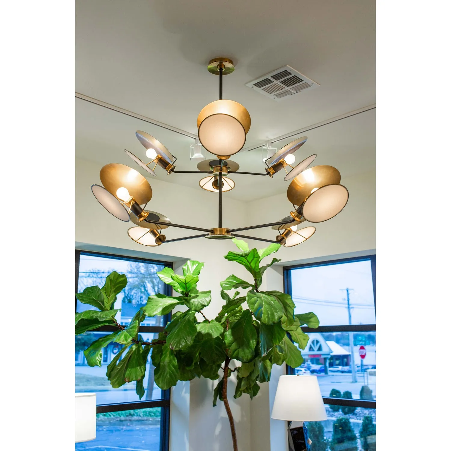 OSIRIS LARGE REFLECTOR CHANDELIER