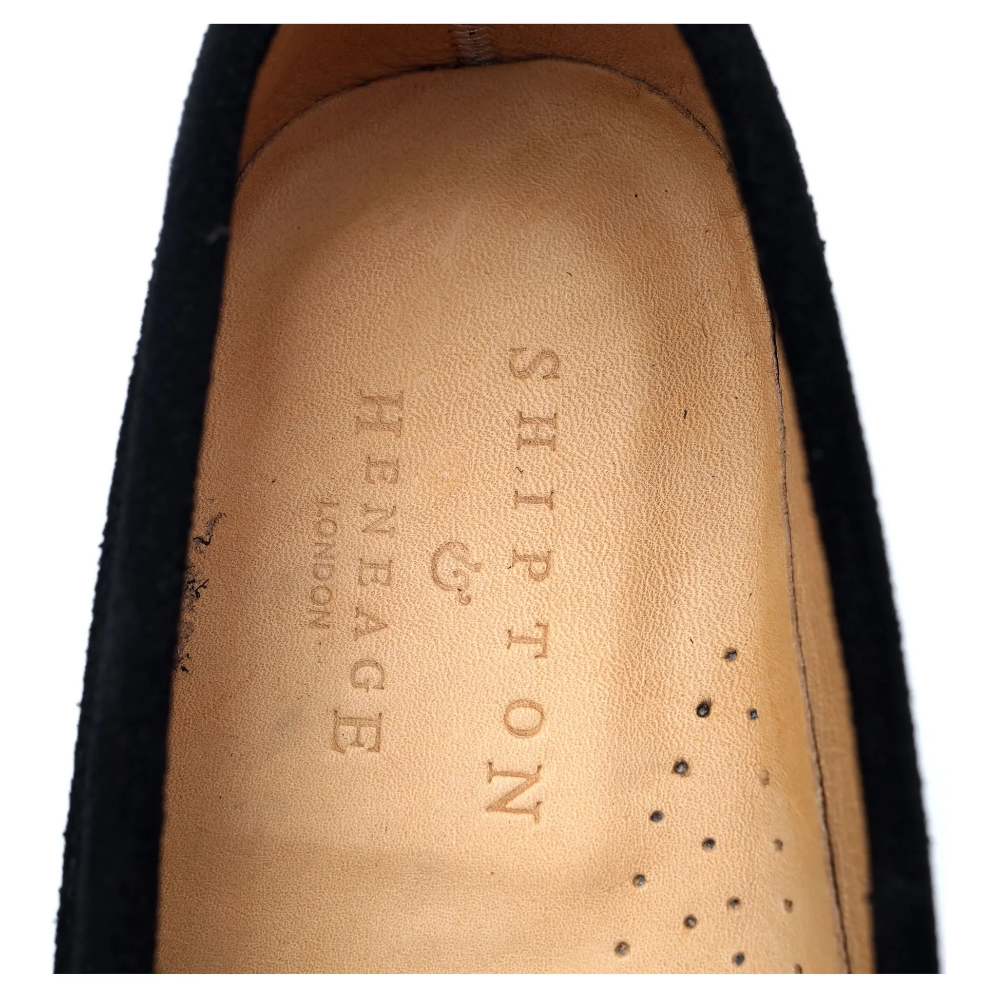 'Parma' Black Suede Horsebit Loafer UK 8 EU 42
