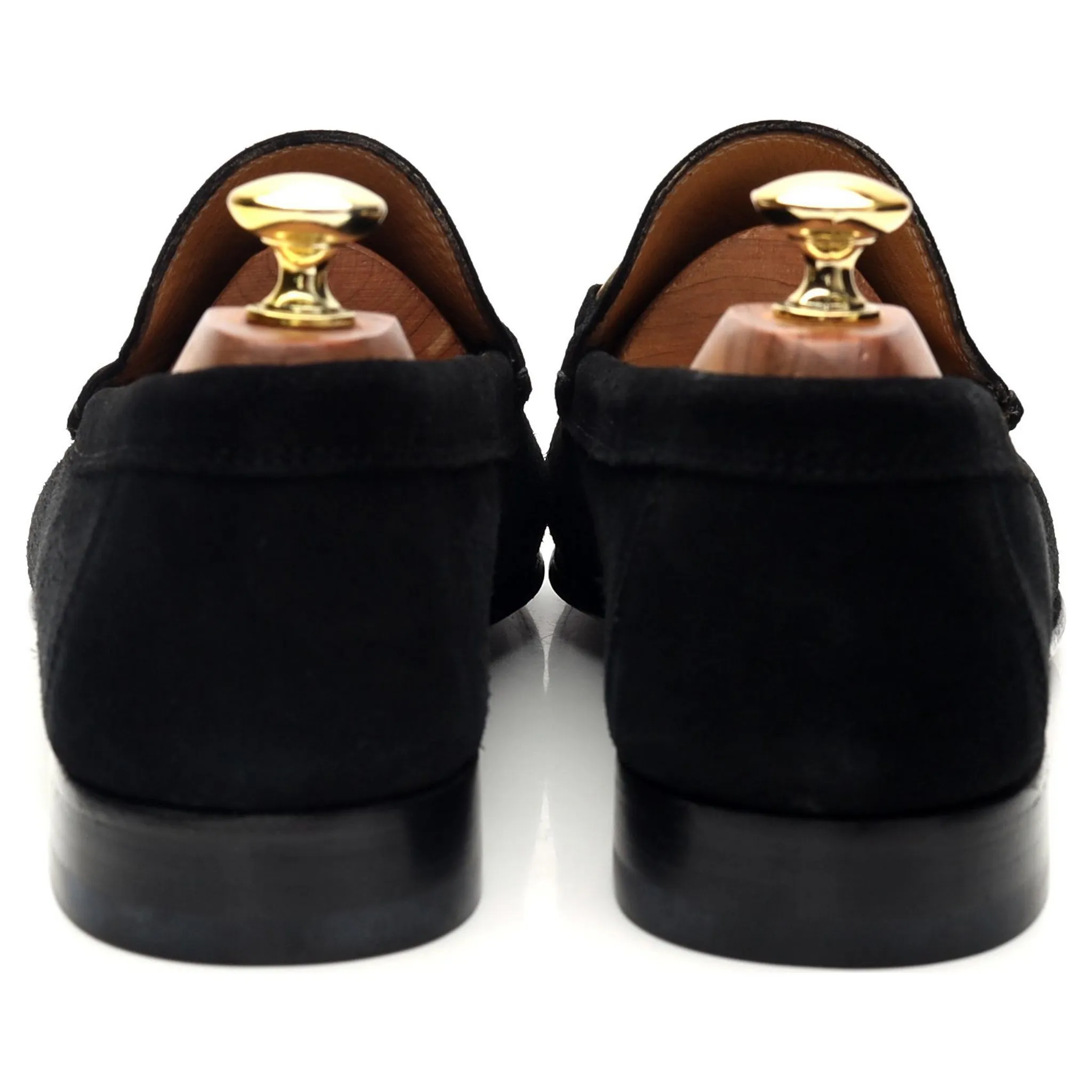'Parma' Black Suede Horsebit Loafer UK 8 EU 42