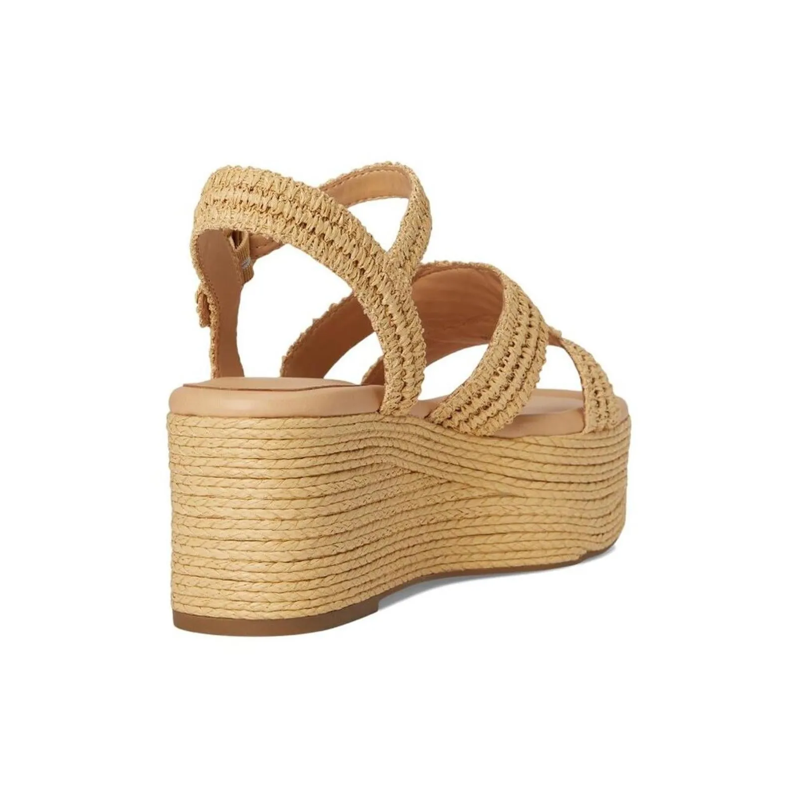 Payley Light Natural Wedge Platform Sandals