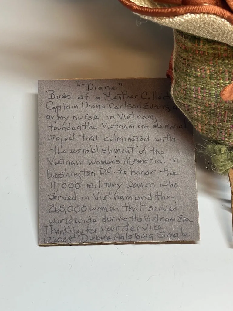 "DIANE" MIXED MEDIA SOFT SCULPTURE