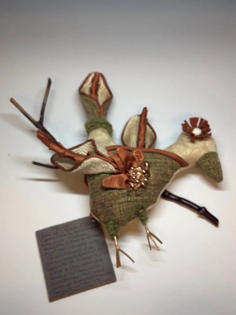 "DIANE" MIXED MEDIA SOFT SCULPTURE