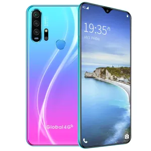 R30 pro Smart Phone 4G Network 3G   64g High Configuration Face Recognition Fingerprint Recognition Phone blue_Australian regulations