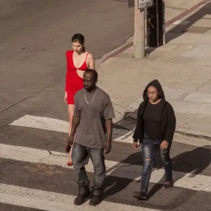 RED JERSEY REVEAL DRESS