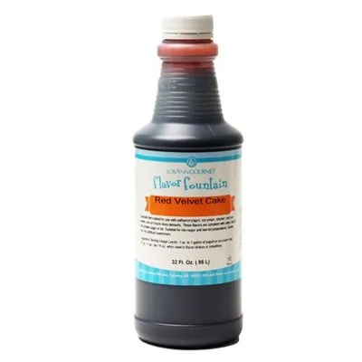 Red Velvet Flavor Fountain - 4 oz. - 32 oz. - Ice Cream and Beverage Flavors - LorAnn Oils - Canadian Distribution