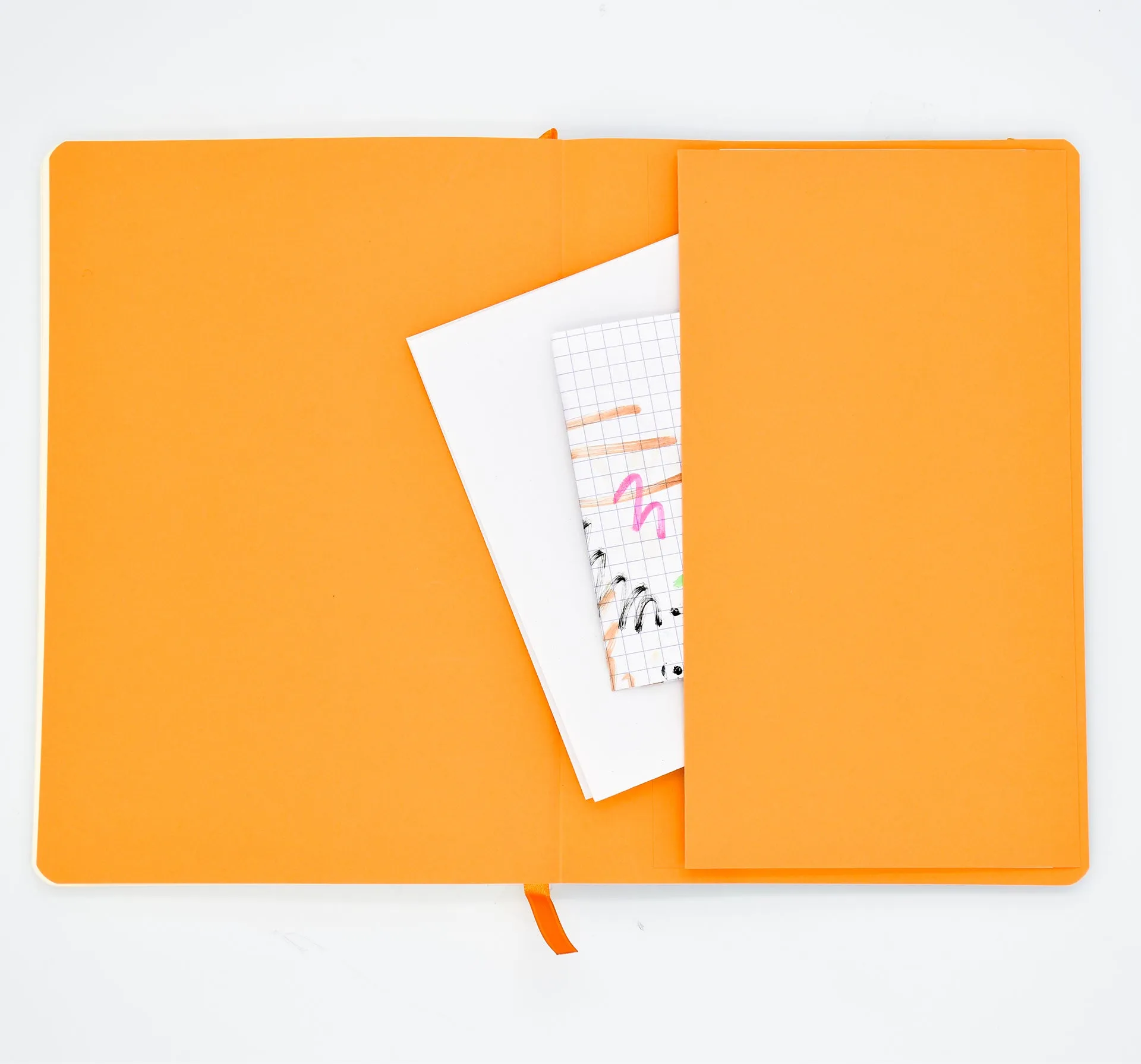Rhodiarama Dot Grid Notebook / Poppy
