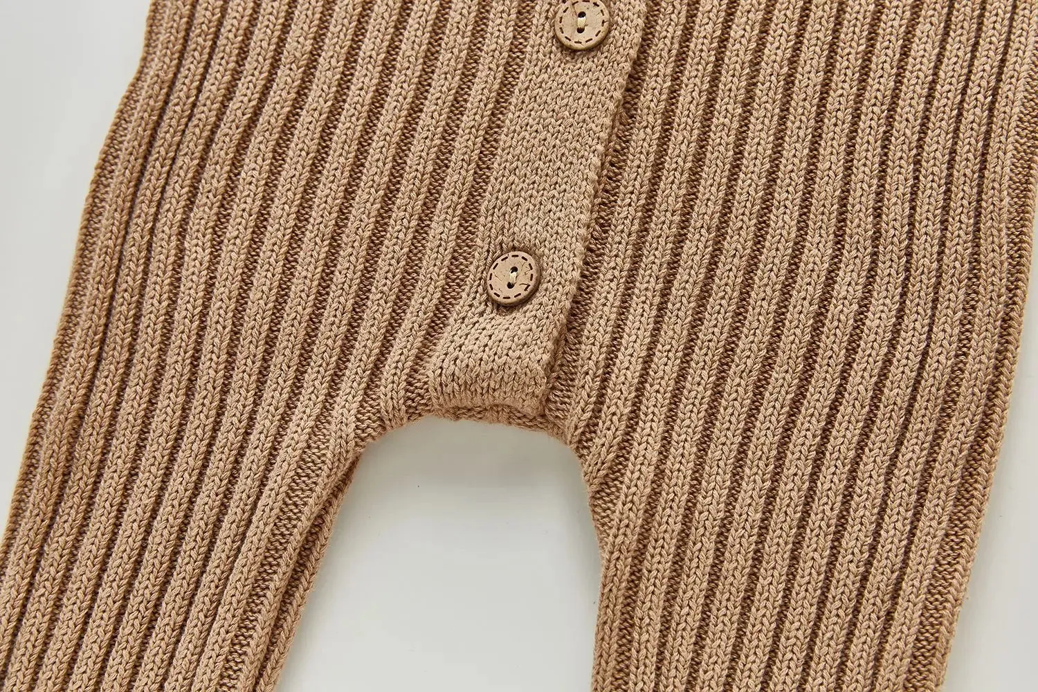 Ribbed Fall Long Sleeve Romper