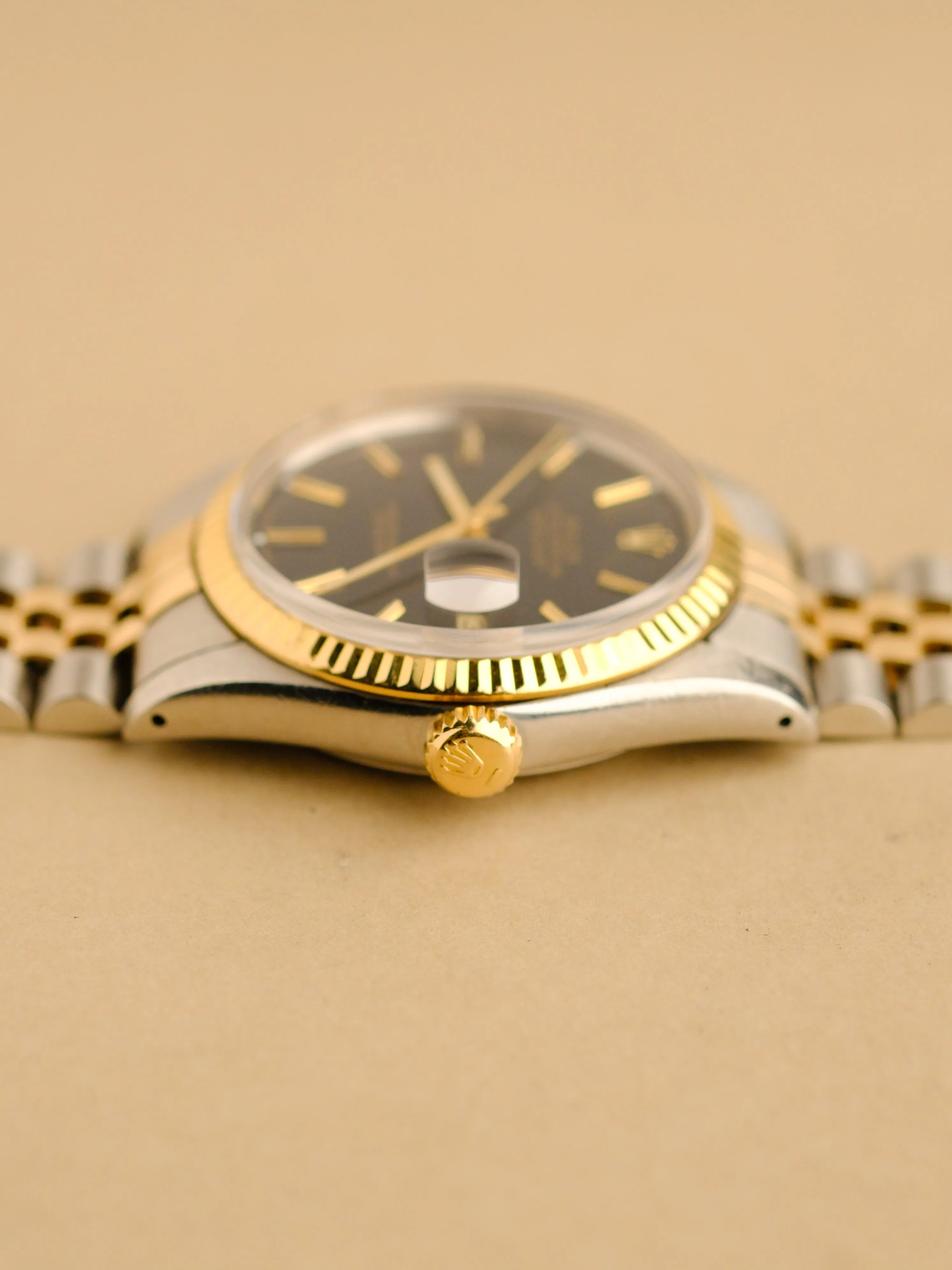 Rolex Datejust 16013 Glossy Black Dial - 1987