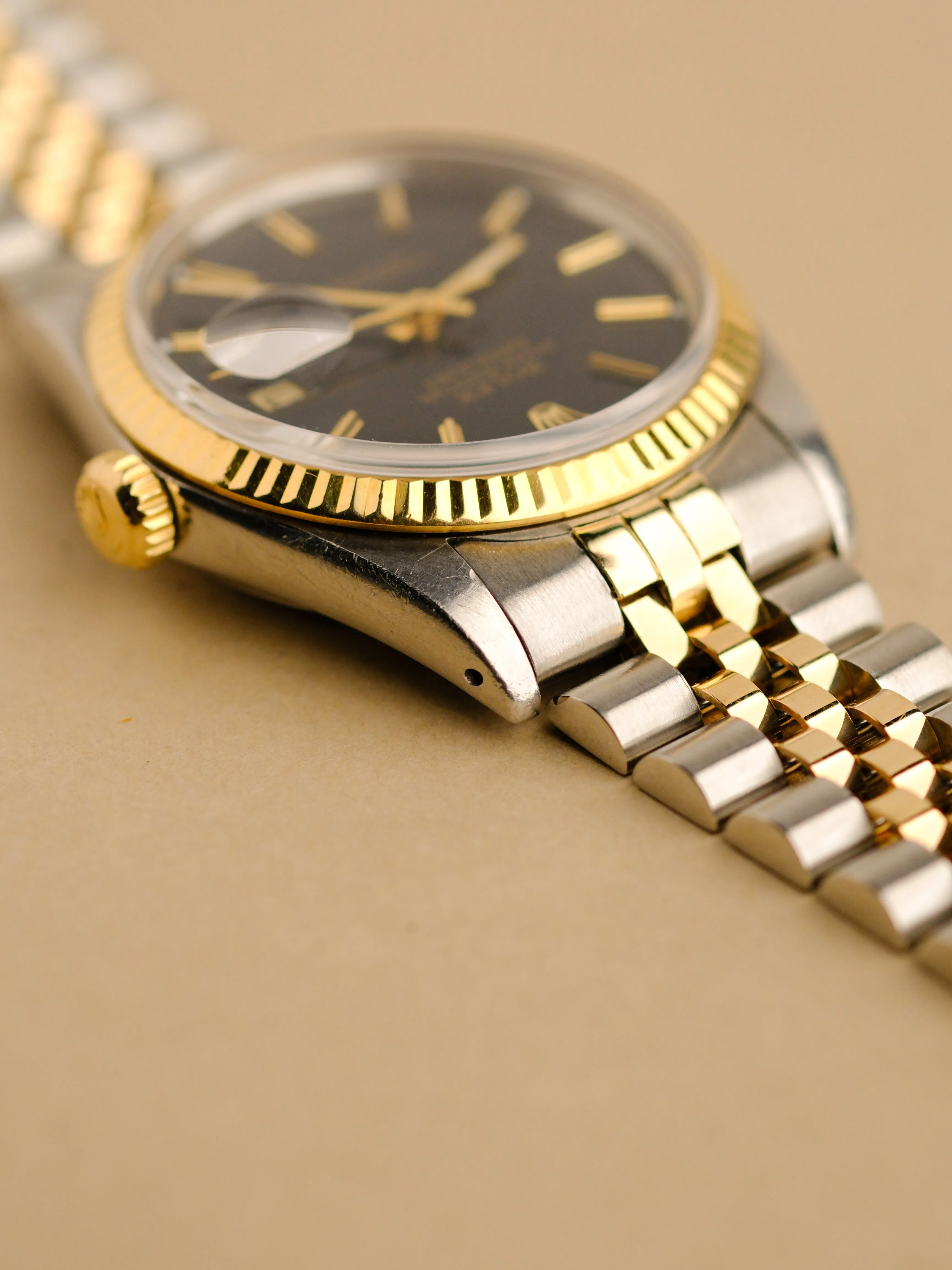 Rolex Datejust 16013 Glossy Black Dial - 1987