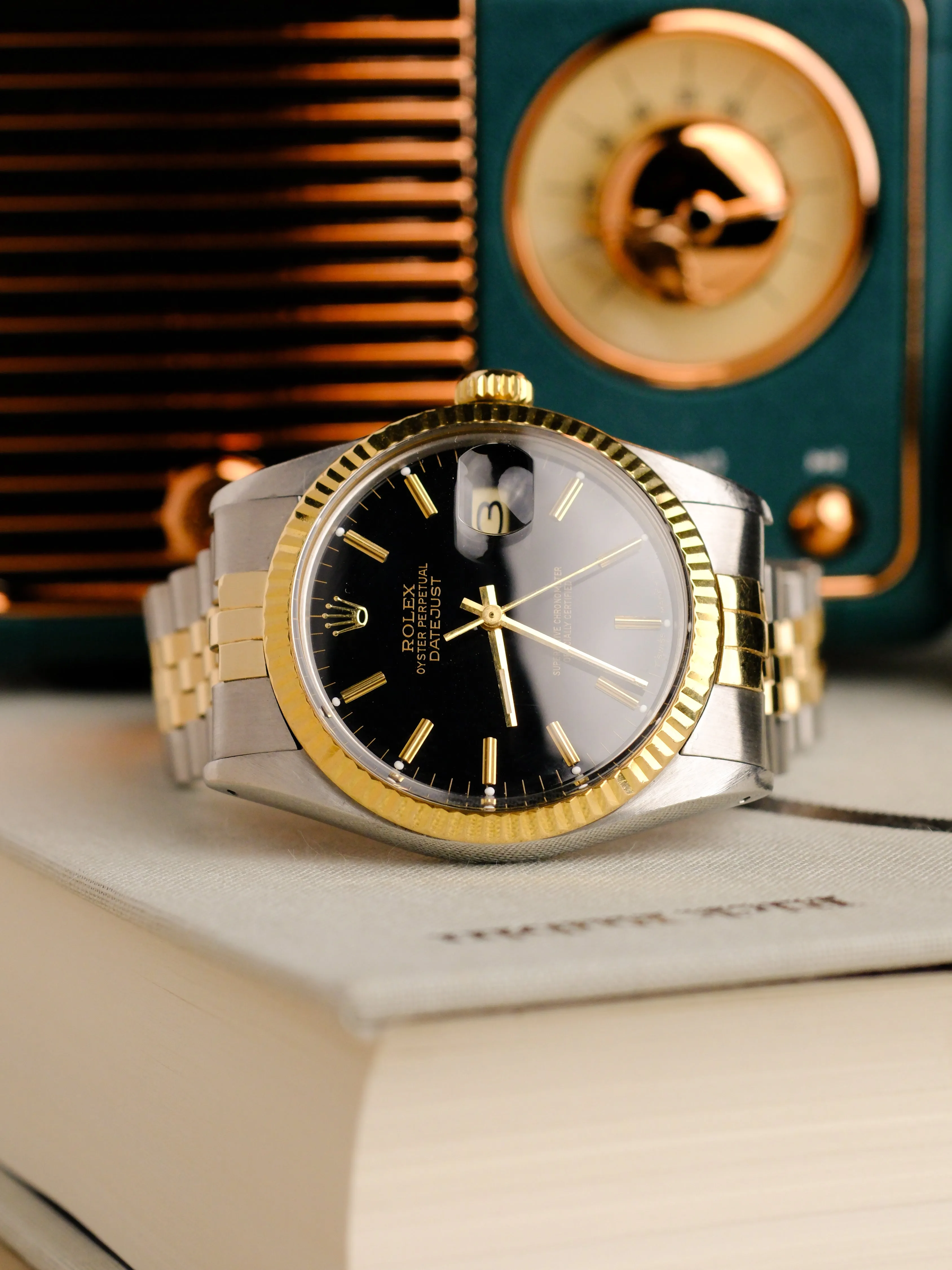 Rolex Datejust 16013 Glossy Black Dial - 1987