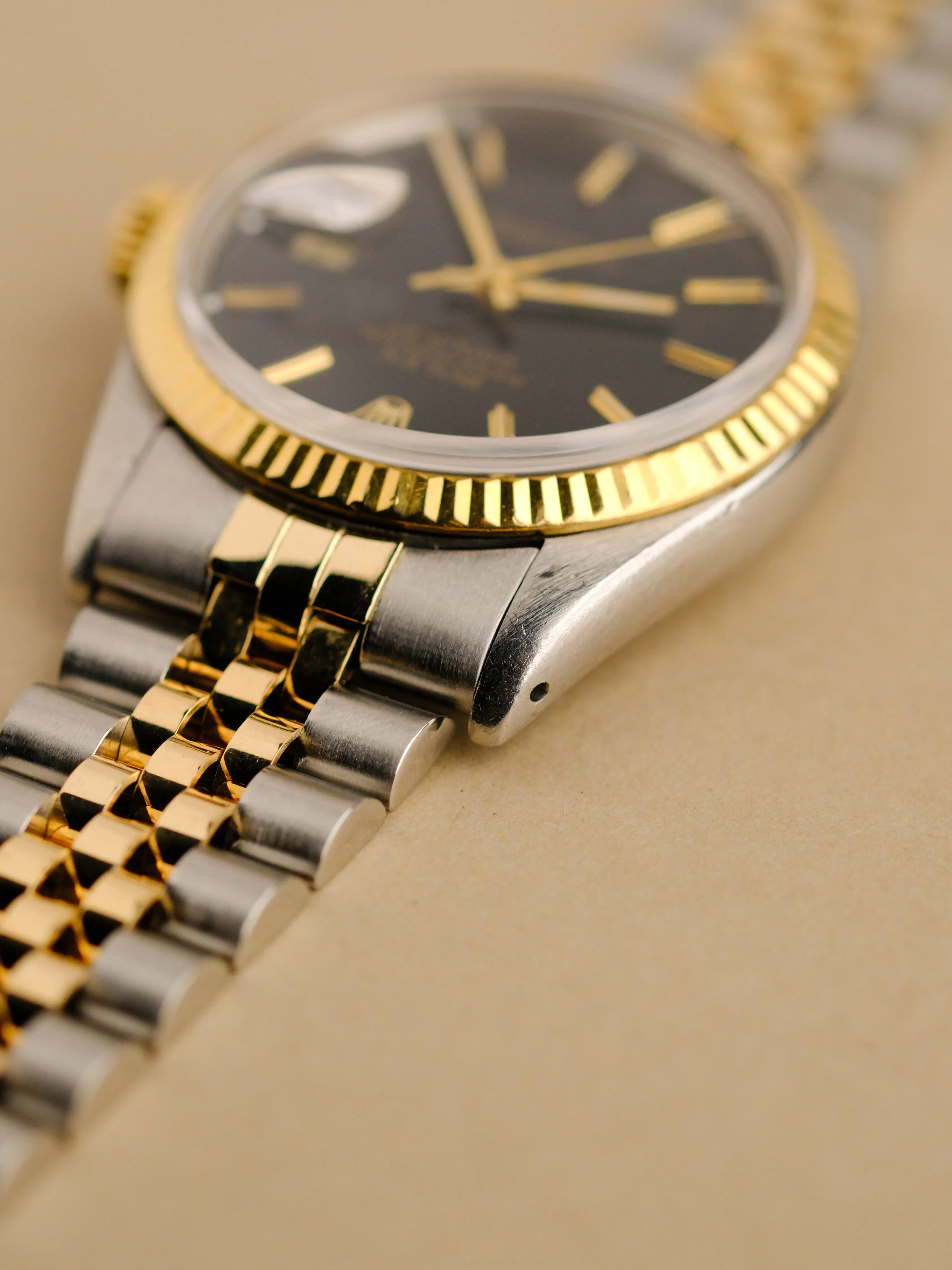 Rolex Datejust 16013 Glossy Black Dial - 1987