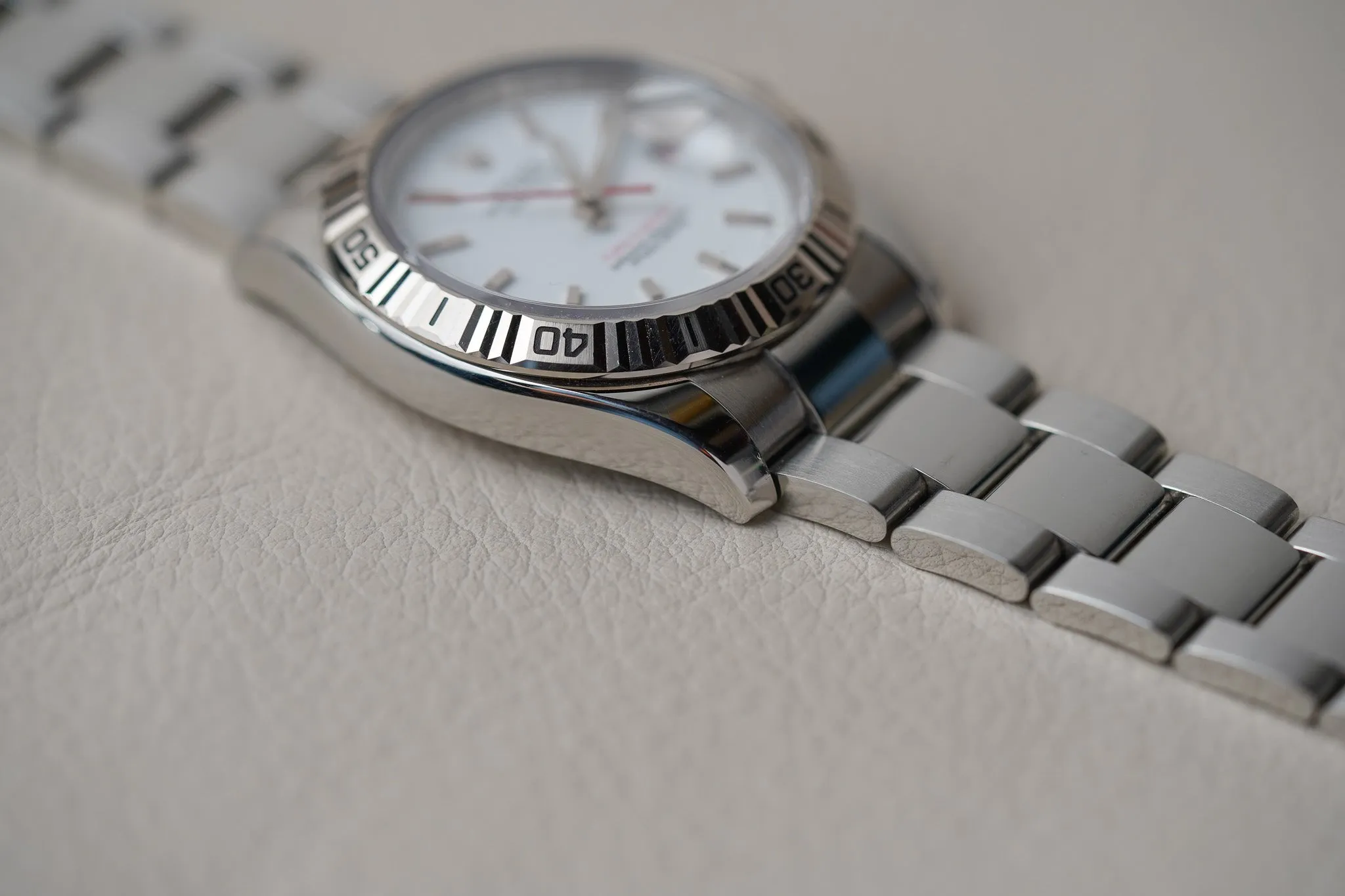 Rolex Datejust Turn-O-Graph 116264 White Dial