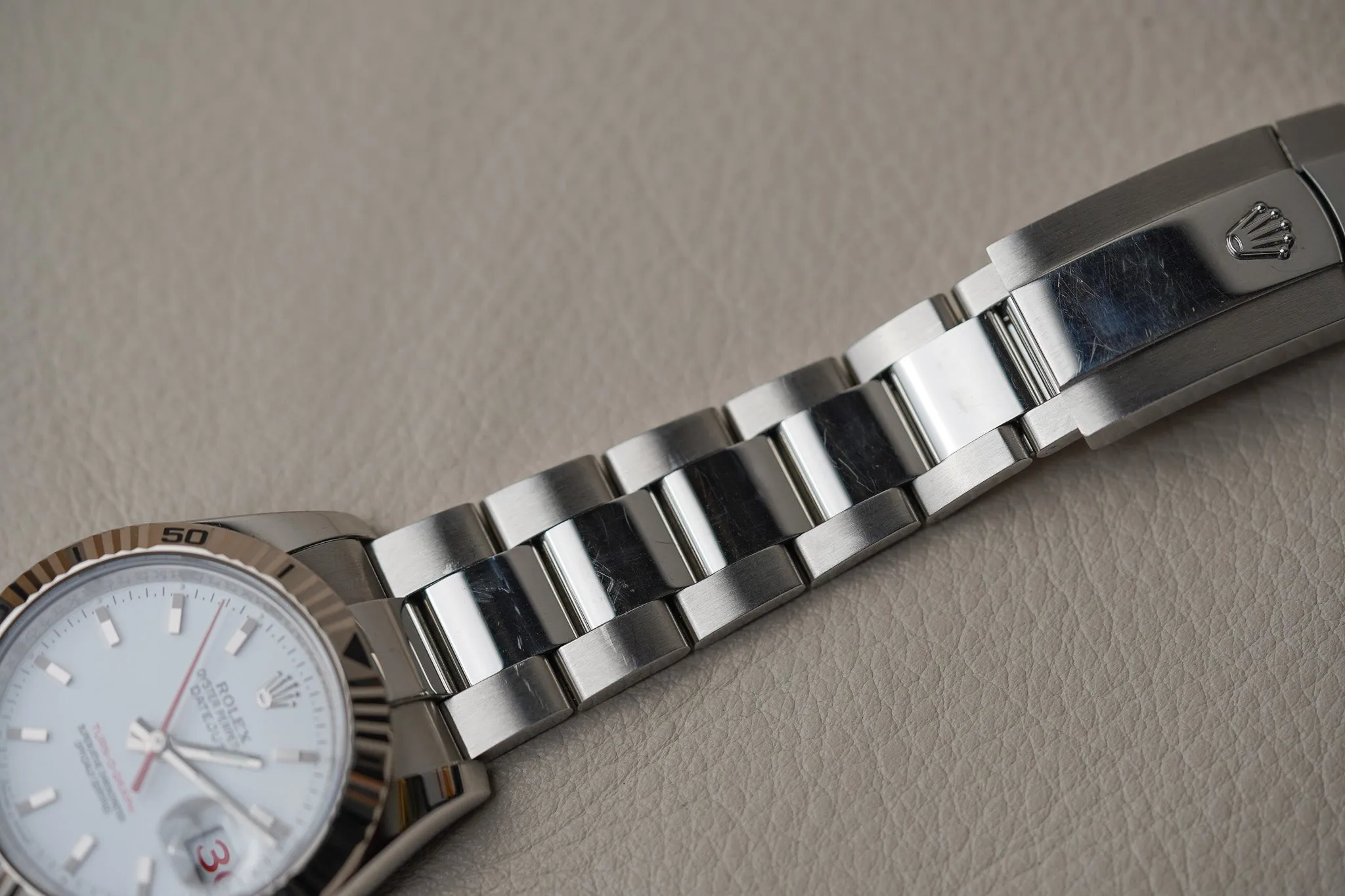 Rolex Datejust Turn-O-Graph 116264 White Dial