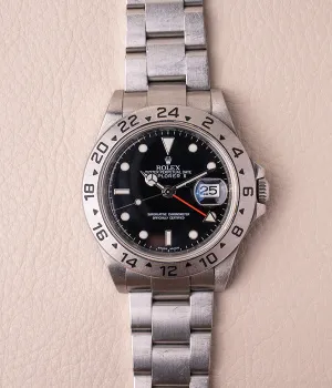 Rolex Explorer II 16570 Black 'Engraved Rehaut'