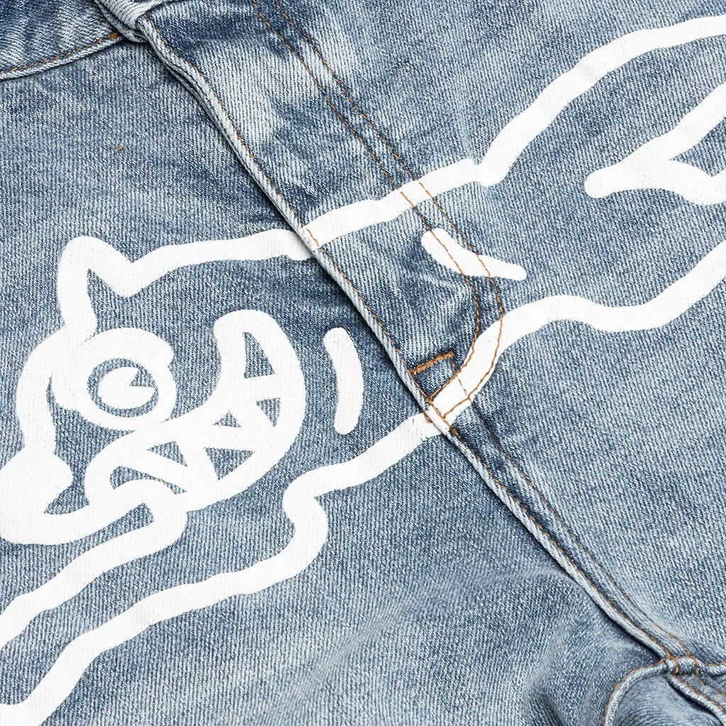 Running Dog Jeans - Light Blue