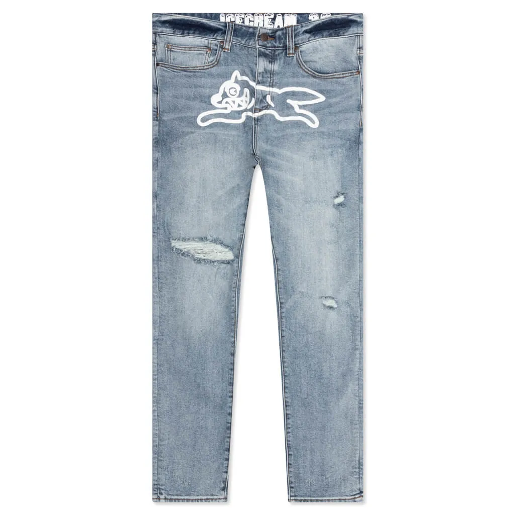 Running Dog Jeans - Light Blue