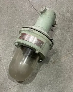 Salvaged Aluminium Ships light original paint or polished