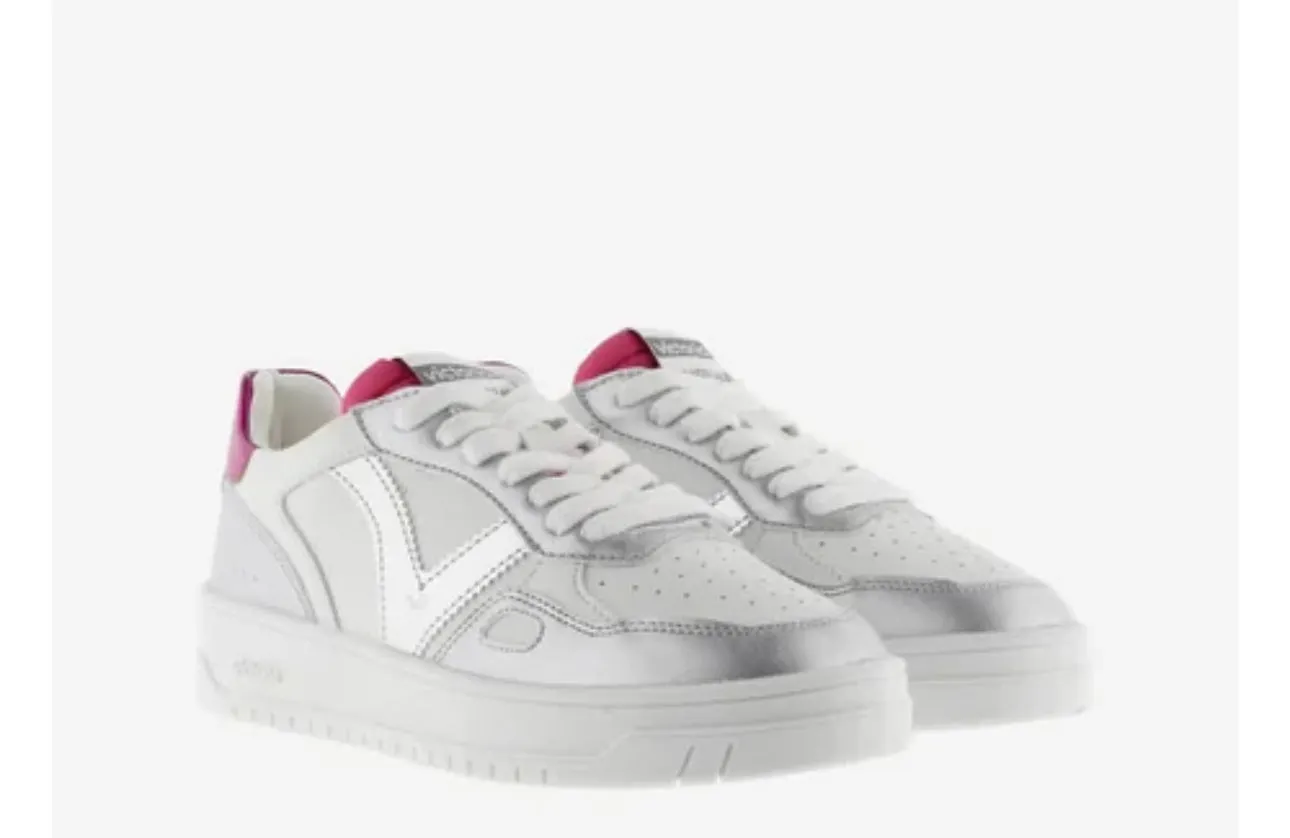 Seul Metal Plata Sneaker by Victoria