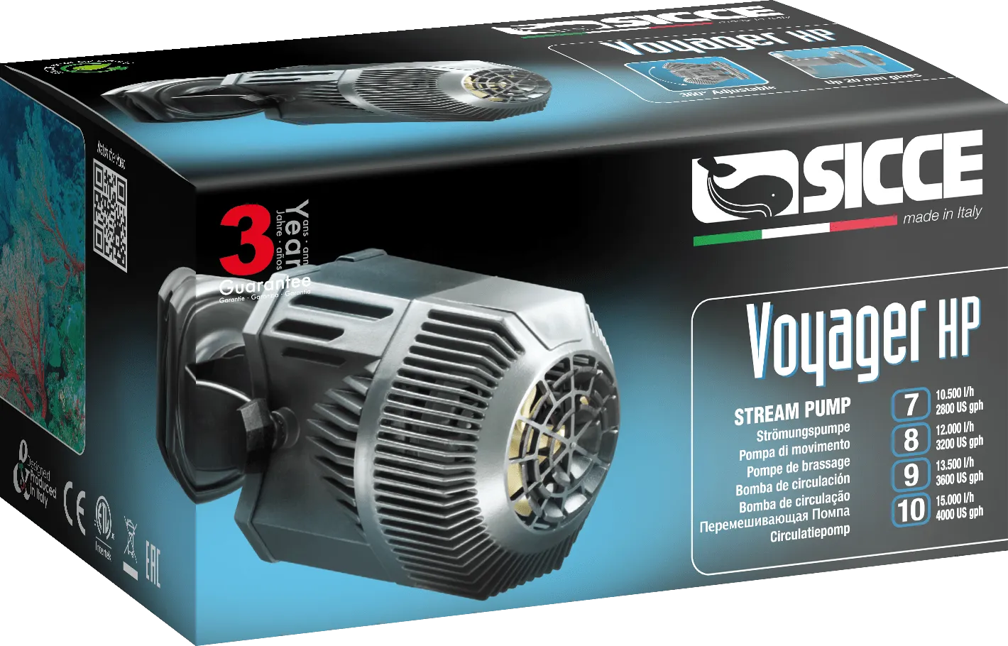 Sicce Voyager HP 7 Stream Pump 10500 L/H