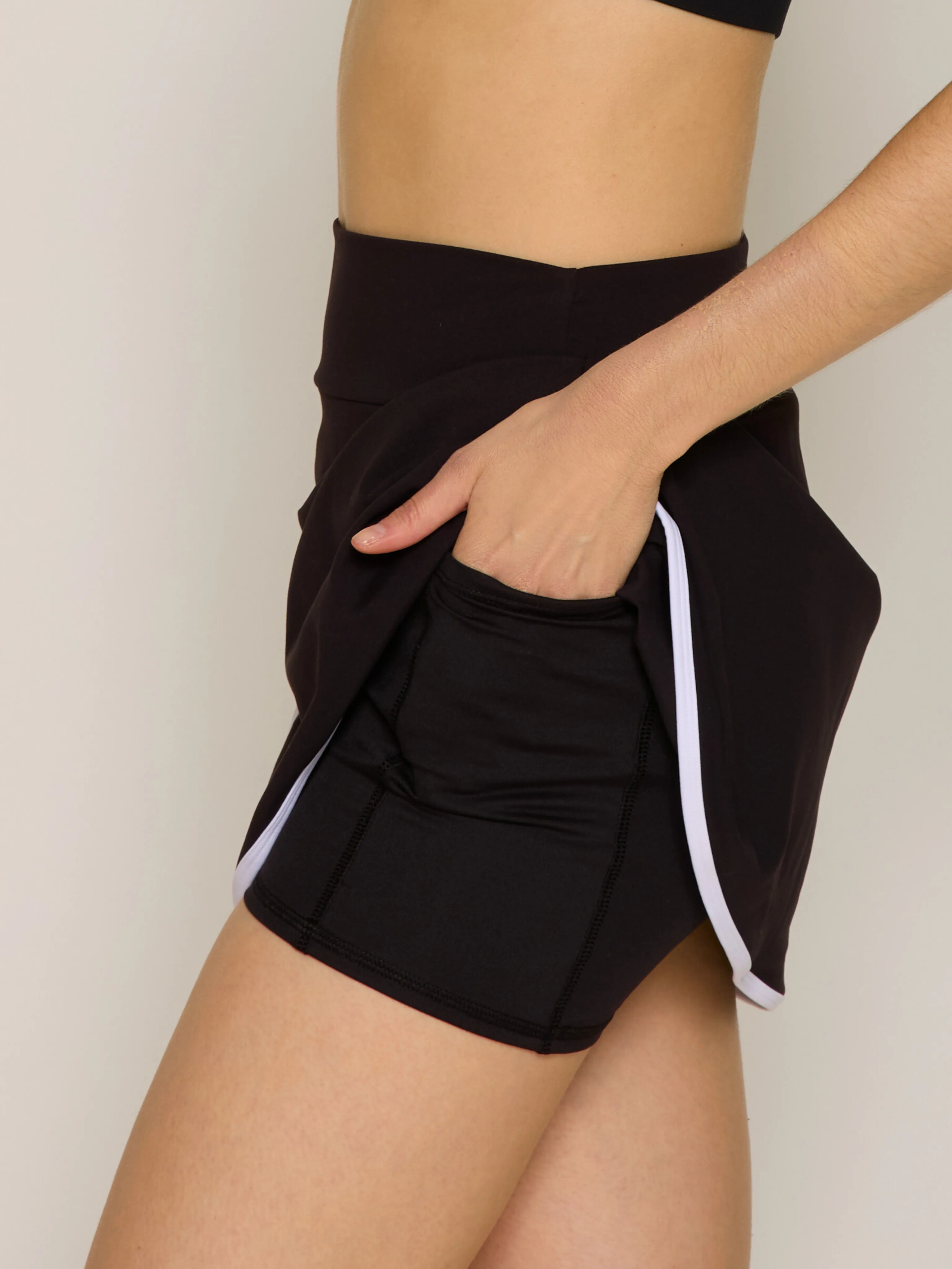 Slit Skort