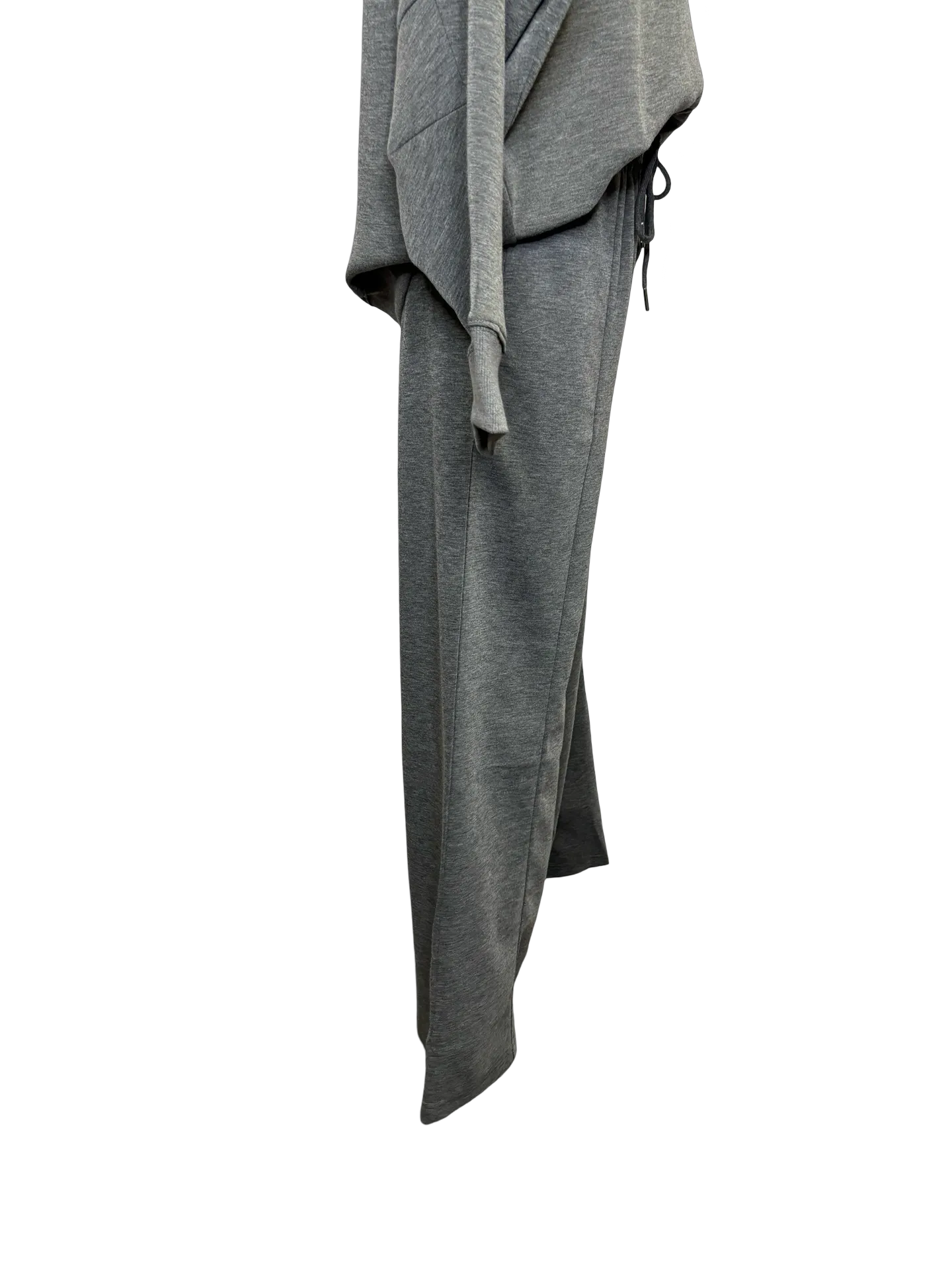 Soft Knit Drawstring Pant Charcoal