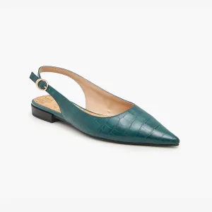 Suede Sling Back Sandals