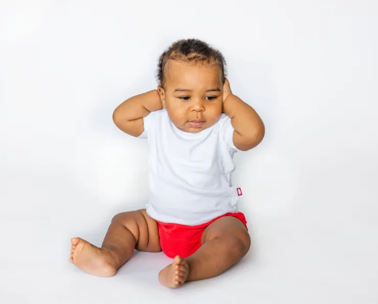 Super-Soft Organic Cotton Baby Rib Short Sleeve Lap Tee| Turquoise