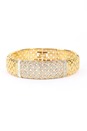 Swarovski Rhinestone Woven Choker