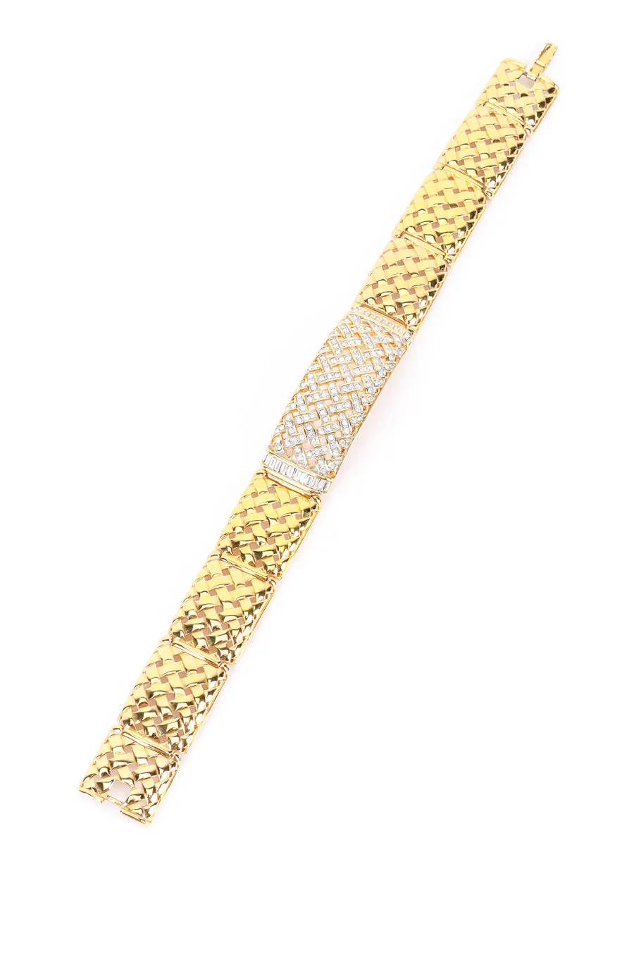 Swarovski Rhinestone Woven Choker