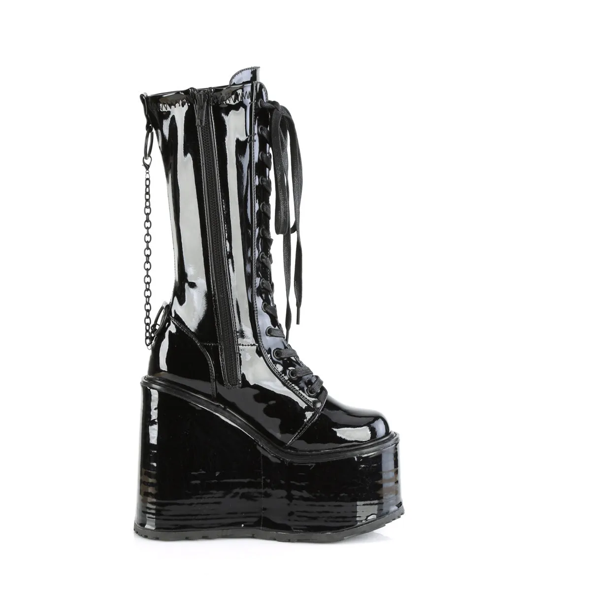 SWING-150  Black Stretch Patent