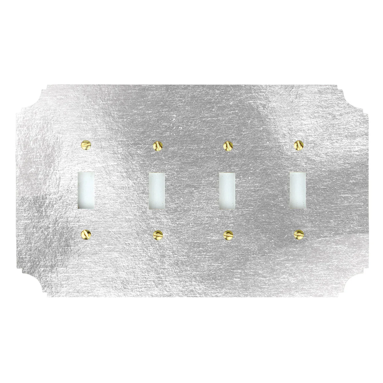 Switch Plates, Acrylic | Silvered